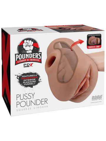 PDX Pussy Pounder Squeeze Stroker by Pipedream Products - Masturbators and Strokers
