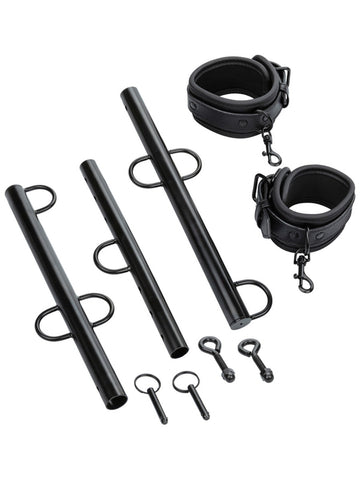 Nocturnal Collection Spreader Bar with Cuffs - Spreaders and Hangers
