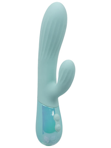 Aura Dual Ripple Rabbit Vibrator by California Exotics - Rabbit Vibrators