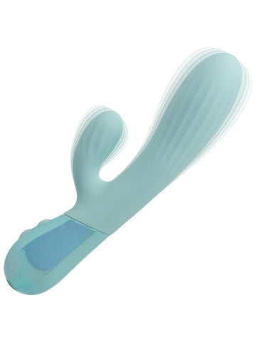 Aura Dual Ripple Rabbit Vibrator by California Exotics - Rabbit Vibrators