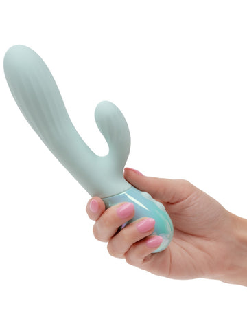 Aura Dual Ripple Rabbit Vibrator by California Exotics - Rabbit Vibrators