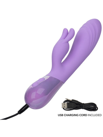 Aura Dual Bunny Rabbit Vibrator by California Exotics - Rabbit Vibrators