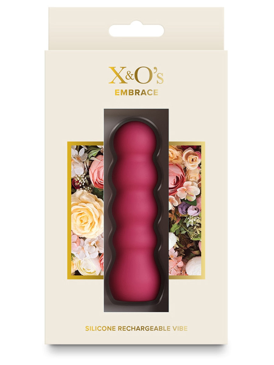 NS Novelties X and Os Embrace Silicone Personal Massaager - Personal Massagers