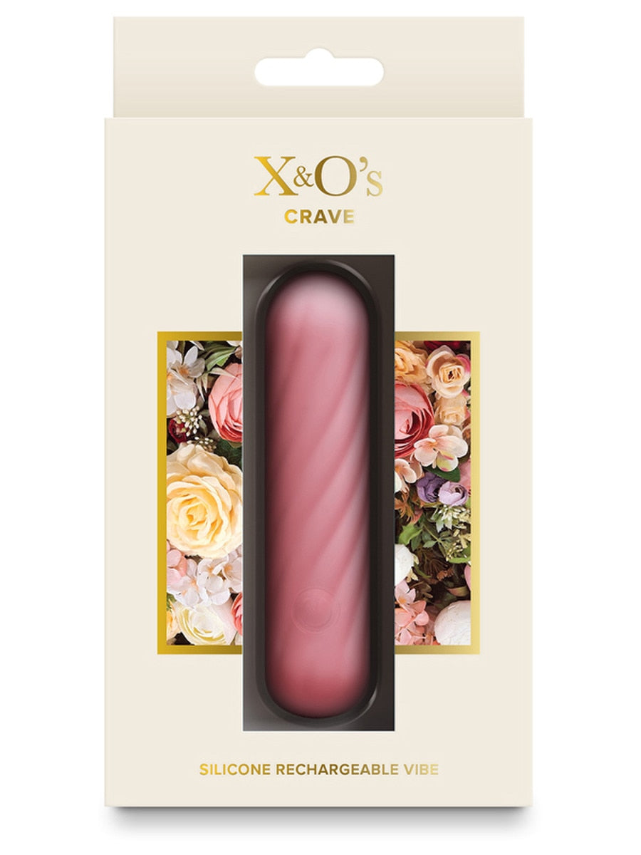 NS Novelties X and Os Crave Vibrating Bullet Massager - Bullet Vibrators