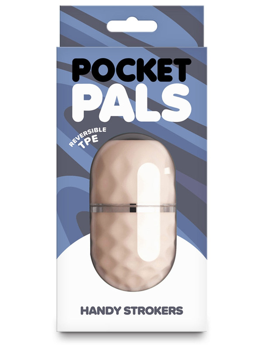 NS Novelties Pocket Pals Diamond White Male Stroker - Masturbators and Strokers