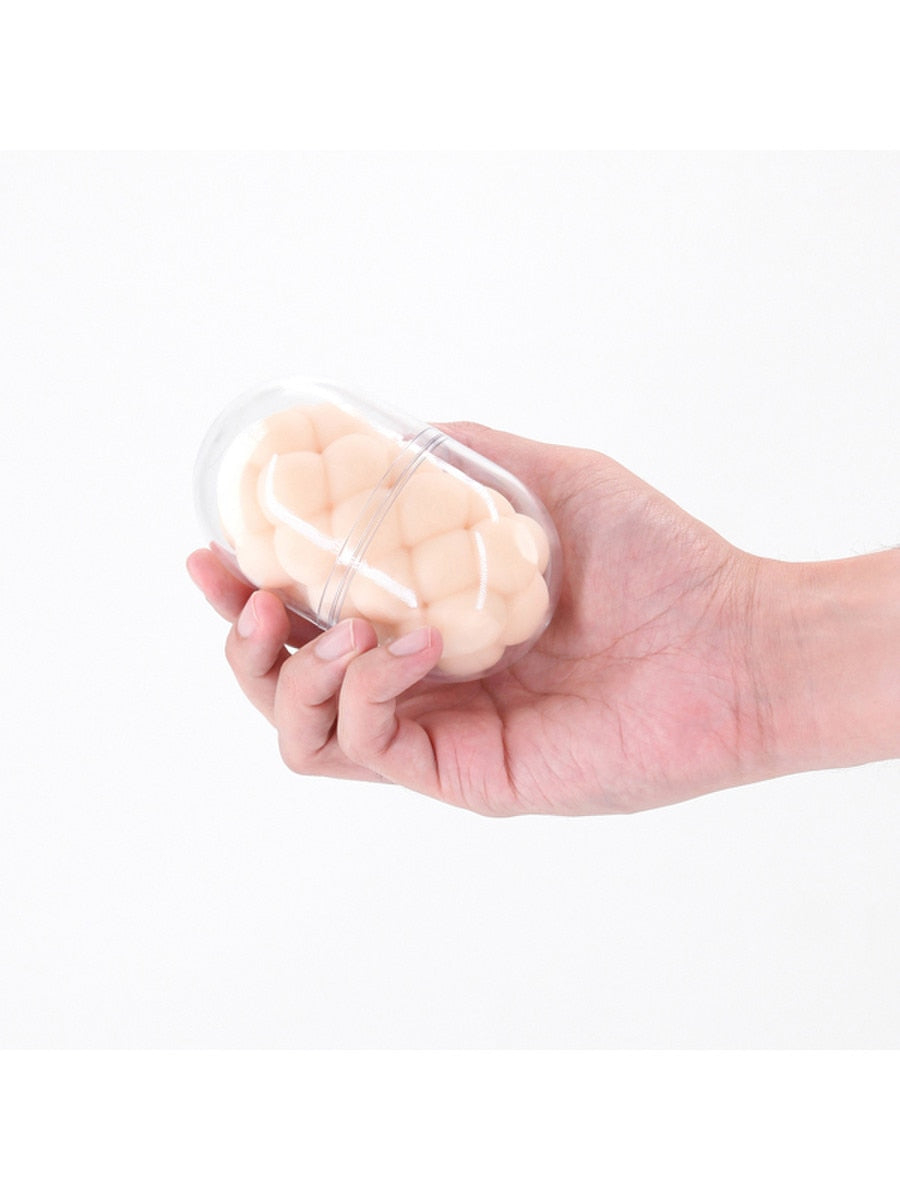 NS Novelsite Pocket Pals Bubbles White TPE Male Masturbator - Masturbators and Strokers