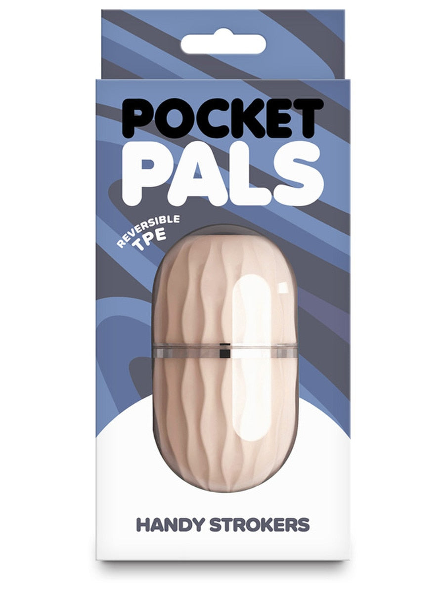 NS Novelties Pocket Pals Lexi White Reversible TPE Stroker - Masturbators and Strokers