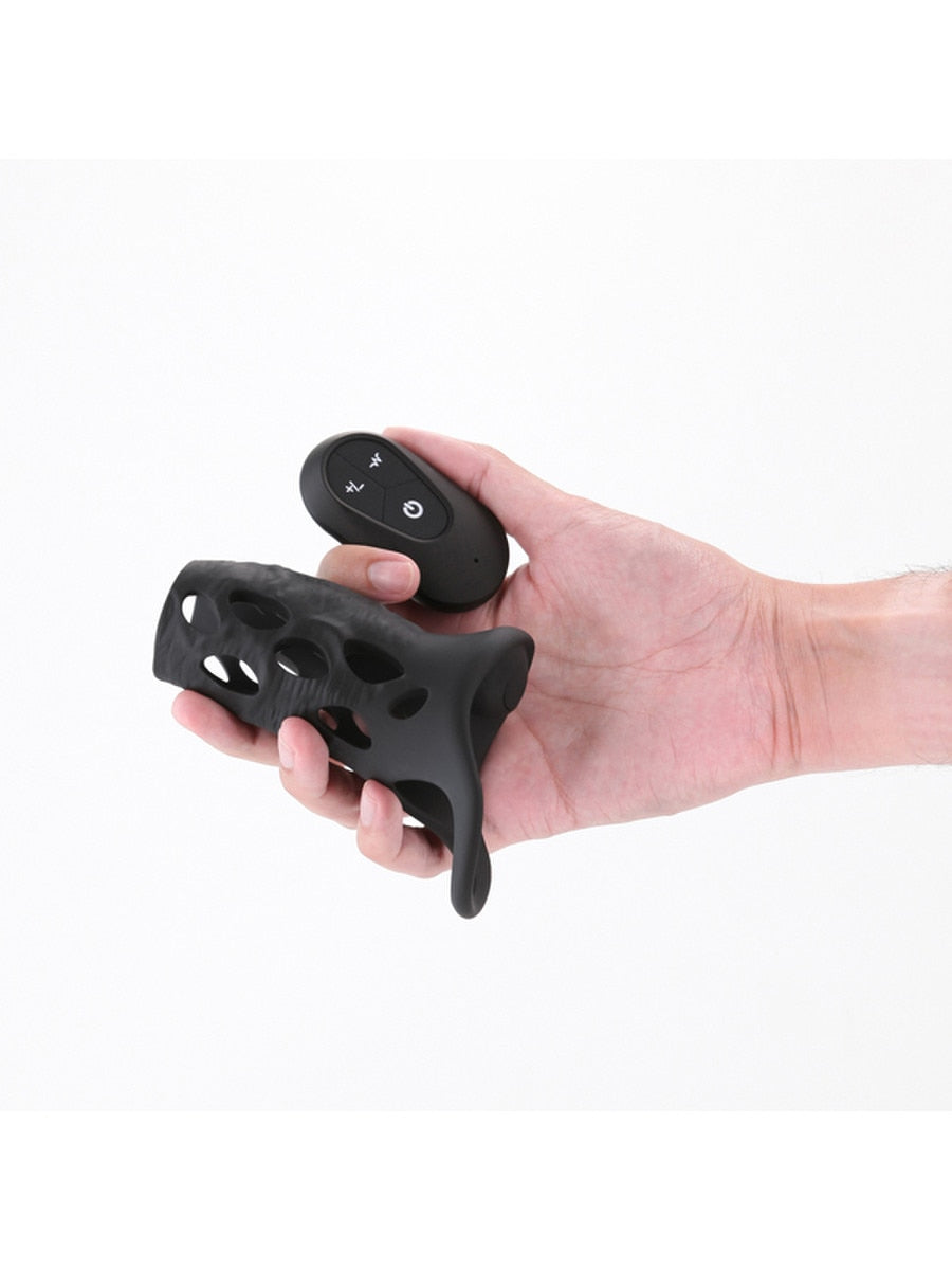 NS Novelties Renegade Edge Vibrating Penis Sleeve - Penis Sleeves and Extenders