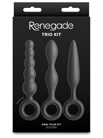 Renegade Trio Butt Plug Kit by NS Novelties - Butt Plugs