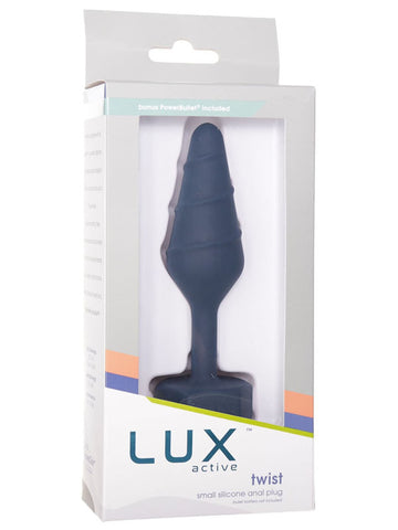Lux Active Twist Silicone Anal Plug by BMS Factory - Butt Plugs