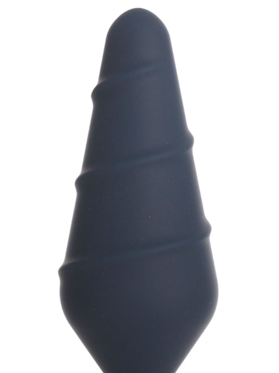 BMS Factory Lux Active Twist Silicone Anal Plug Blue - Butt Plugs