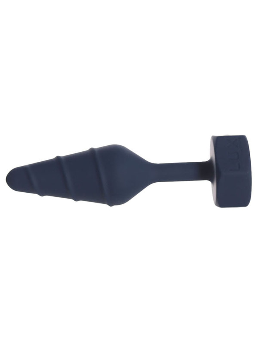 BMS Factory Lux Active Twist Silicone Anal Plug Blue - Butt Plugs