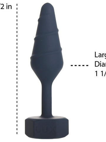 Lux Active Twist Silicone Anal Plug by BMS Factory - Butt Plugs
