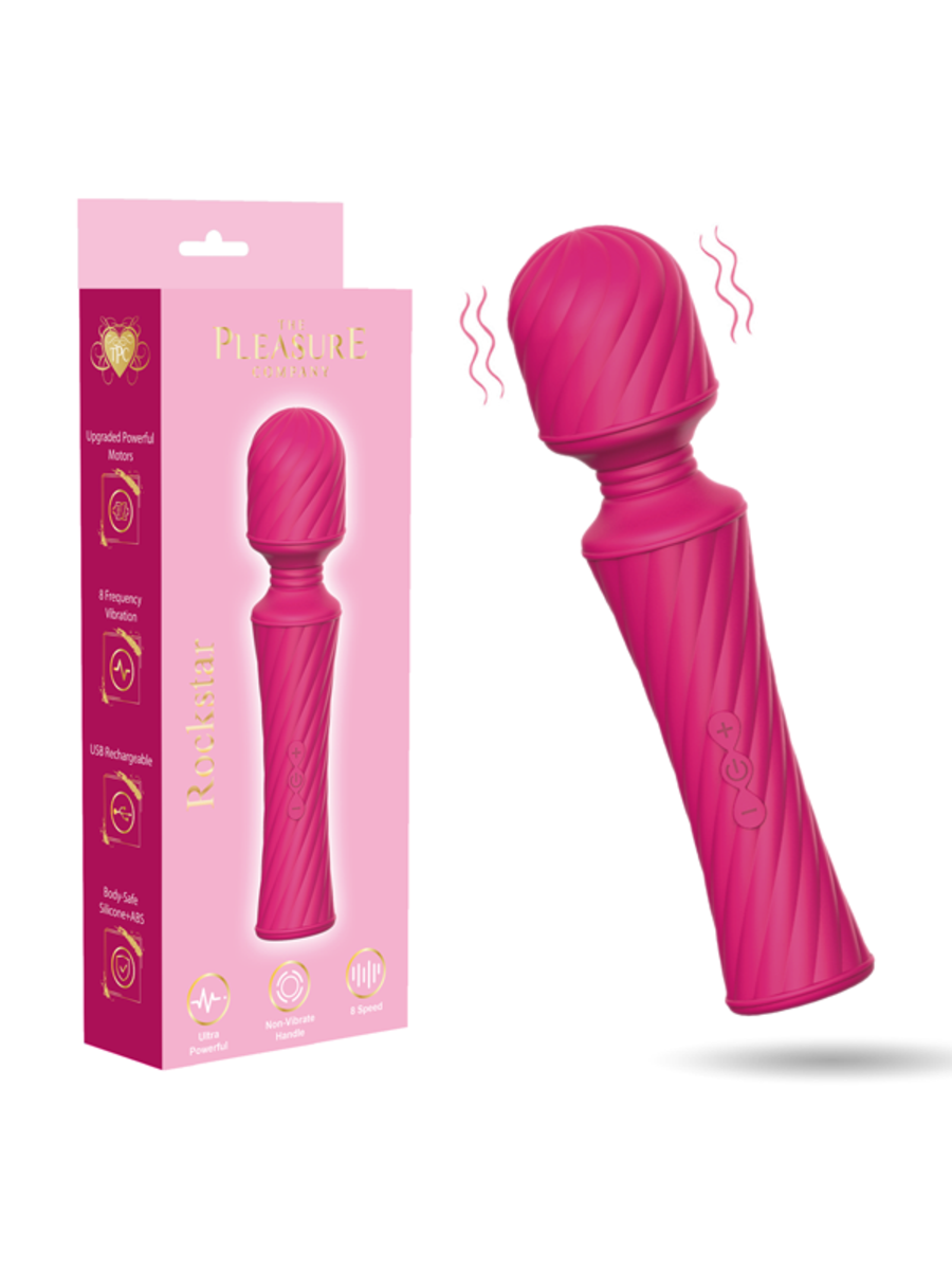 Full Circle Rockstar 8 Functions Body Wand Massager - Body Wands