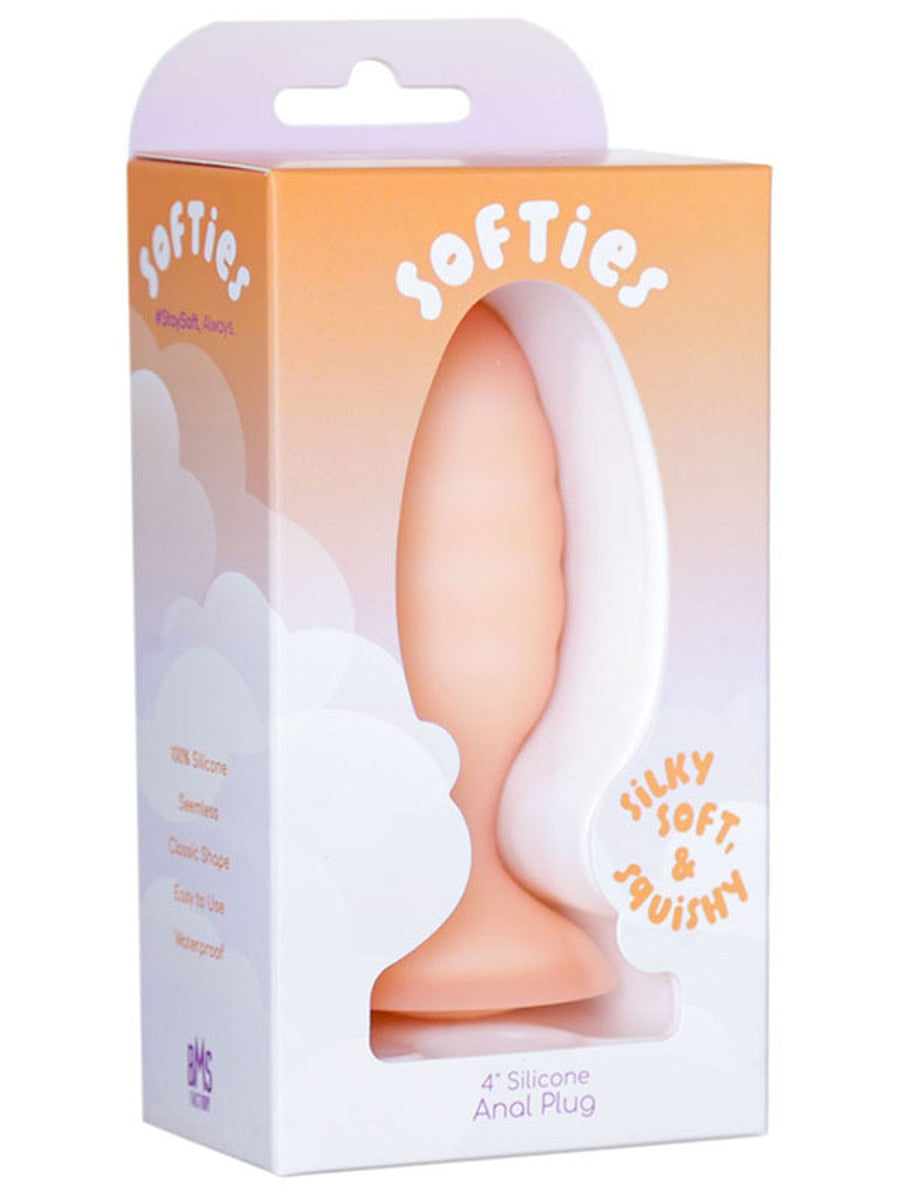 BMS Factory Softies Dual Layer Silicone Anal Plug - Butt Plugs