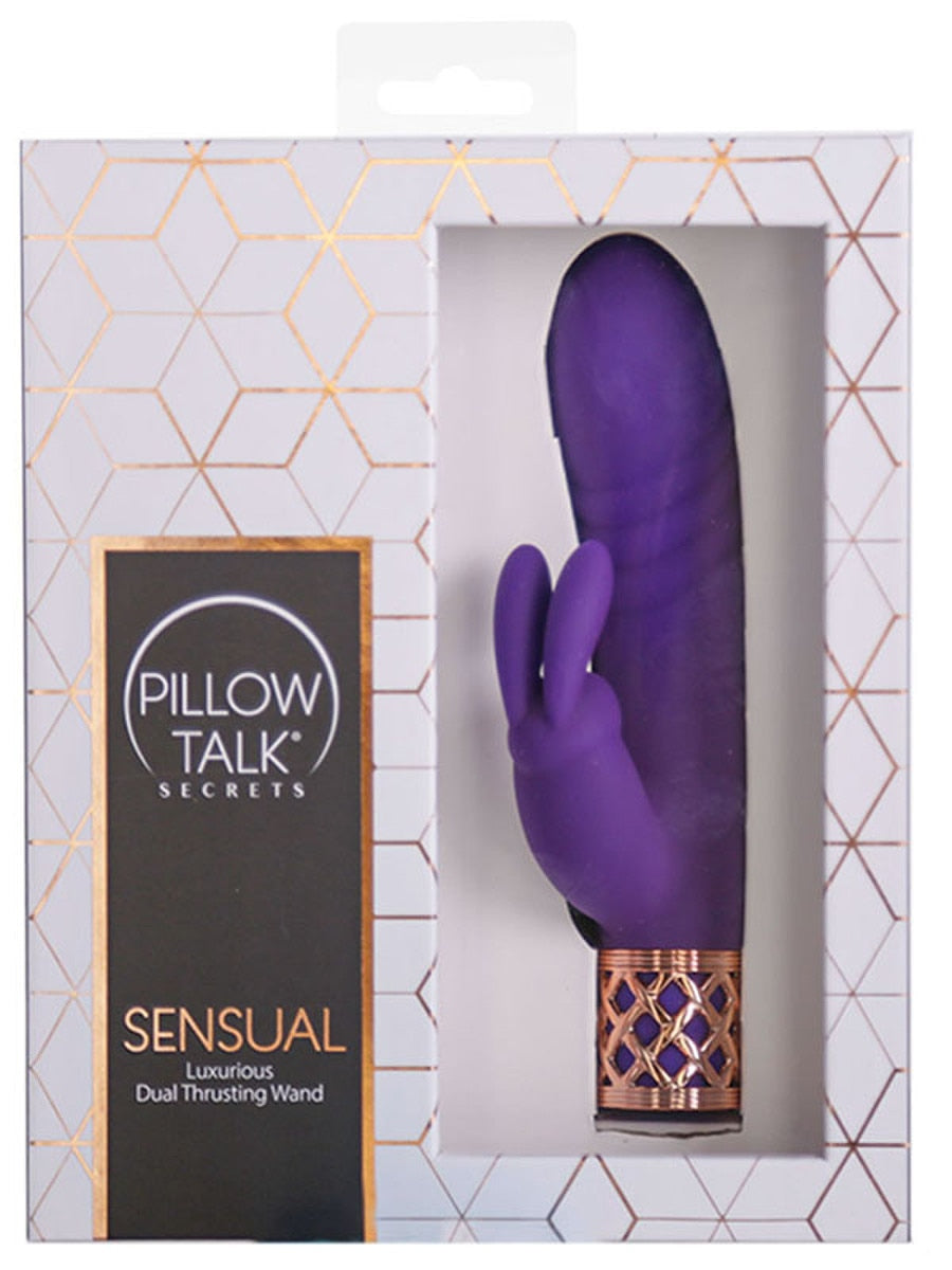 BMS Factory Pillow Talk Secrets Sensual Rabbit Vibrator - Rabbit Vibrators