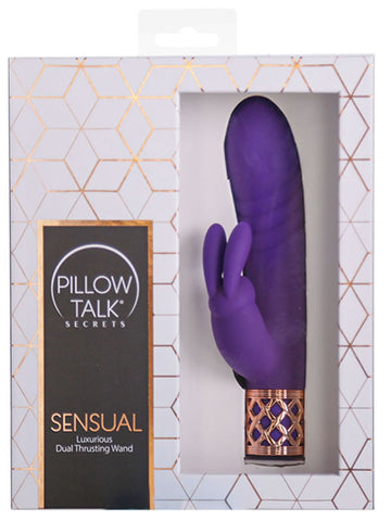 Pillow Talk Secrets Sensual Rabbit Vibrator by BMS Factory - Rabbit Vibrators