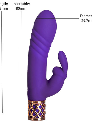 Pillow Talk Secrets Sensual Rabbit Vibrator by BMS Factory - Rabbit Vibrators