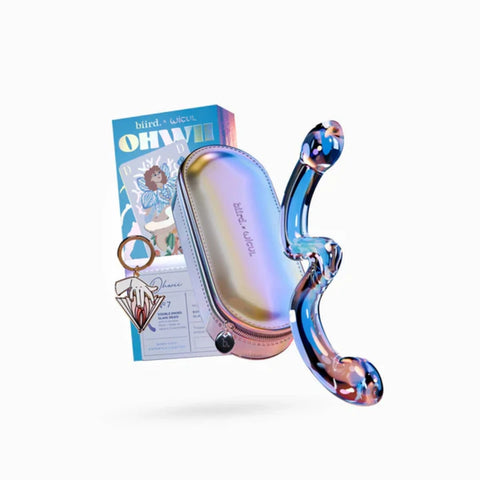 OhWii by WiCul Double-ended Glass Dildo by Biird - Glass Sex Toys