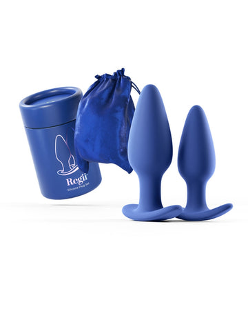 Regii - Set of 2 Silicone Anal Plugs by Biird - Butt Plugs