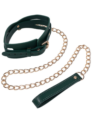 Indica Cutout Collar and Leash by Sportsheets - Collars and Leads