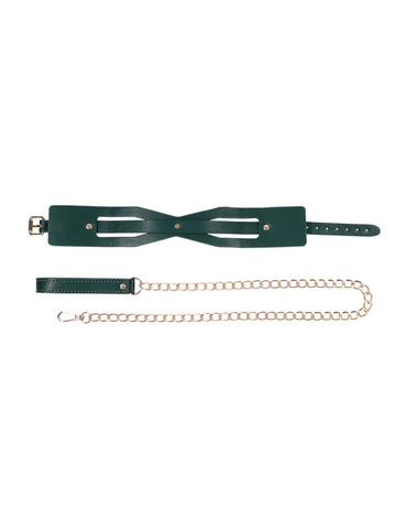 Indica Cutout Collar and Leash by Sportsheets - Collars and Leads