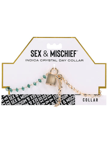 Indica Crystal Day Collar by Sportsheets - Collars and Leads