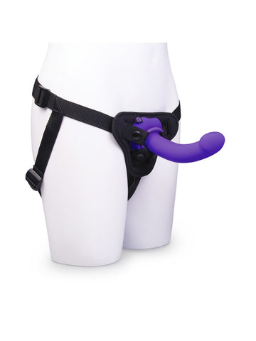 Vibrating Curved Strap-On Kit by B-Vibe - Strap On Sextoys
