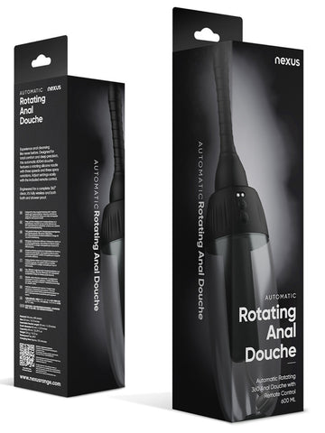 Automatic Rotating 360 Anal Douche with remote control - Enemas and Douches