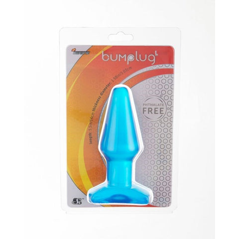 Bum Abs Blue PVC Anal Plug by SI Novelties - Butt Plugs