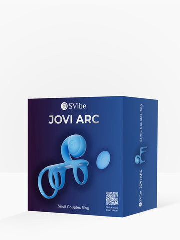 Snail JOVI Arc Couples Ring Noir Haze by SVibe - Vibrating Cock Rings