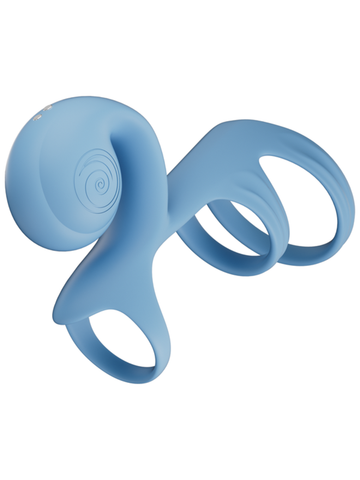 Snail JOVI Arc Couples Ring Noir Haze by SVibe - Vibrating Cock Rings