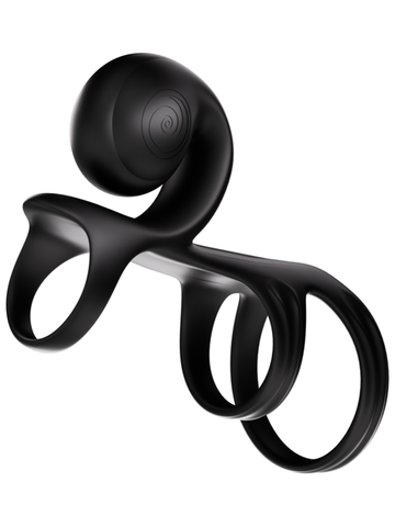 Snail JOVI Arc Couples Ring Noir Haze by SVibe - Vibrating Cock Rings