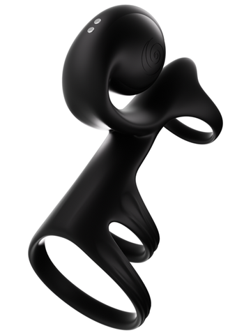Snail JOVI Arc Couples Ring Noir Haze by SVibe - Vibrating Cock Rings