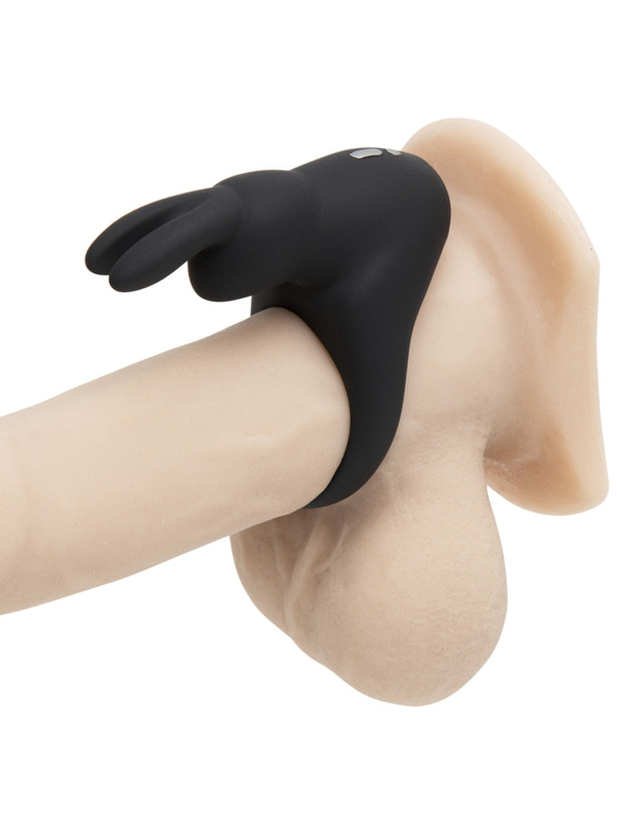 Love Honey Happy Rabbit Rechargeable Rabbit Cock Ring - Vibrating Cock Rings