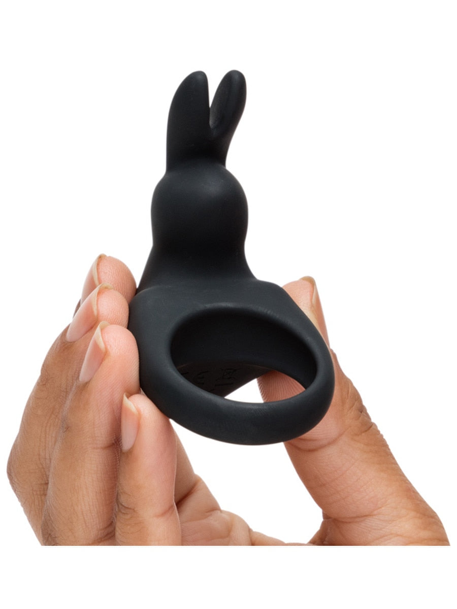 Love Honey Happy Rabbit Rechargeable Rabbit Cock Ring - Vibrating Cock Rings