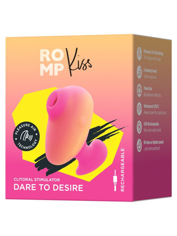 Romp Kiss Clit Vibrator by Lovehoney - Clit Ticklers and Pulsators