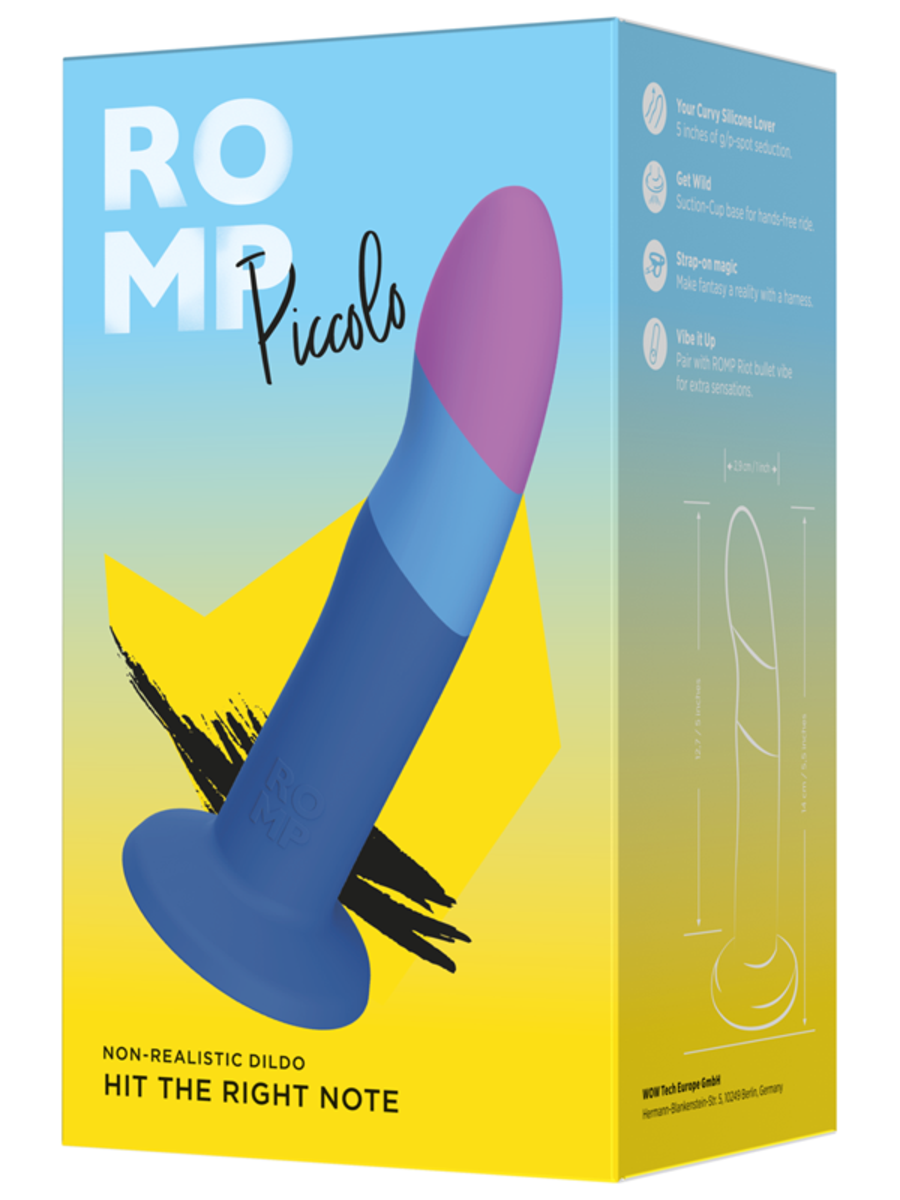 Love Honey Romp Piccolo Strap On Silicone Dildo - Strap On Sextoys