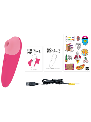 Romp Shine X Clit Vibrator by Lovehoney - Clit Ticklers and Pulsators