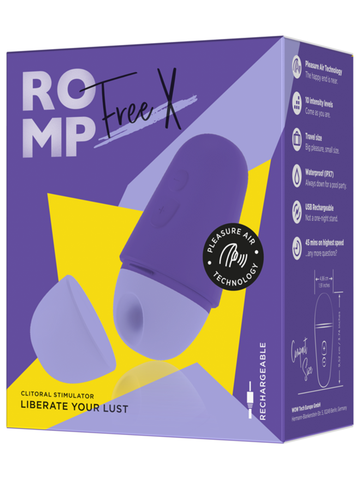 Romp Free X Clit Vibrator by Lovehoney - Clit Ticklers and Pulsators