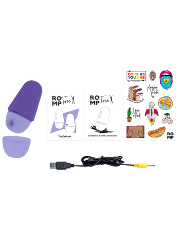 Romp Free X Clit Vibrator by Lovehoney - Clit Ticklers and Pulsators
