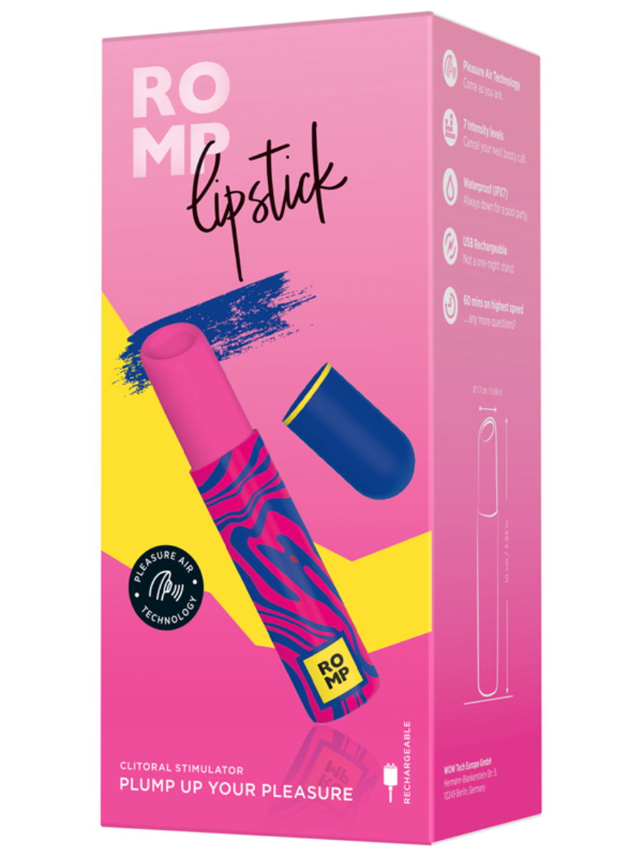 Love Honey Romp Lipstick Pleasure Air Clitoral Vibrator - Clit Ticklers and Pulsators