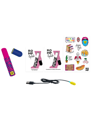 Romp Lipstick Clit Vibrator by Lovehoney - Clit Ticklers and Pulsators