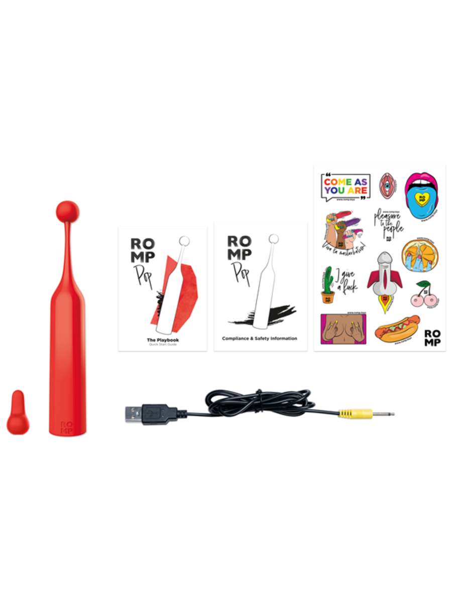 Love Honey Romp Pop High Frequency Clitoral Stimulator - Clit Ticklers and Pulsators