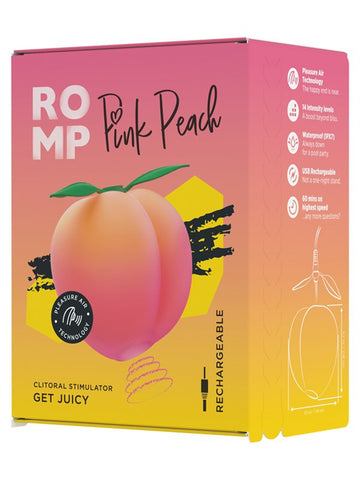 Romp Peach Clit Vibrator by Lovehoney - Clit Ticklers and Pulsators