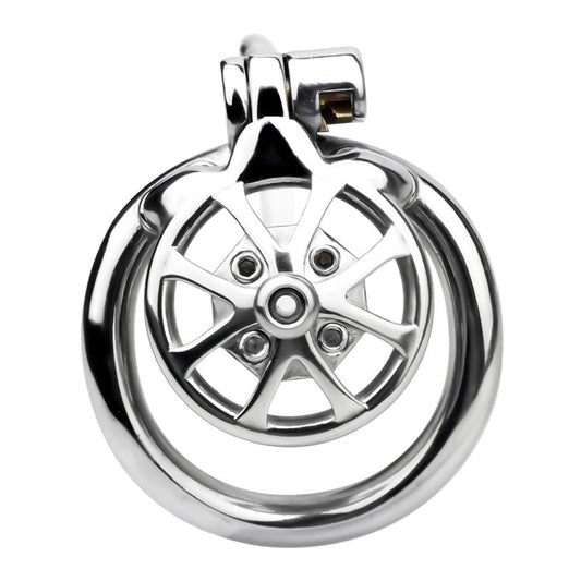 BDStyle Spike Chastity Cage With Silicone Urethral Catheter
