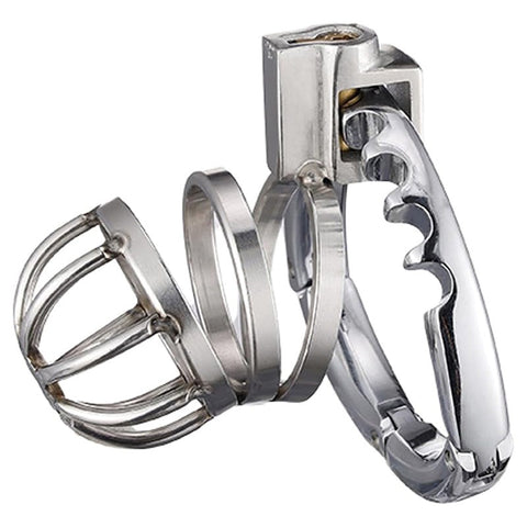 Stainless Steel Adjustable Mens Chastity Cage by BDStyle - Male Chastity