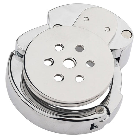 Lid Male Chastity Cock Cage With Adjustable Ring - Male Chastity