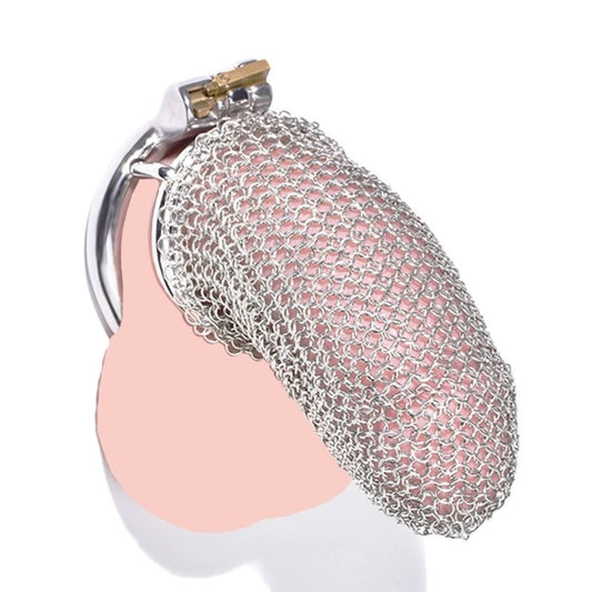 BDStyle Metal Chastity Cage Mesh Male Locks Devices Small