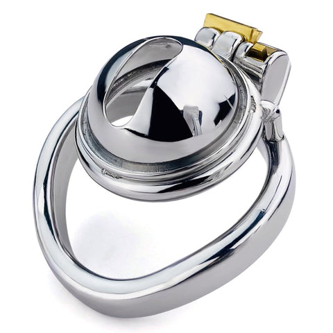 Male Chastity Device Penis Cage With Flat Ring by BDStyle - Male Chastity